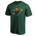 Футболка Mats Zuccarello Minnesota Wild Authentic Stack Name &amp; Number Team - Green - оригинальные футболки Миннесота Уайлд