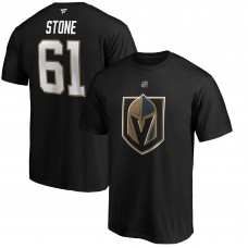 Футболка Mark Stone Vegas Golden Knights Authentic Stack - Black