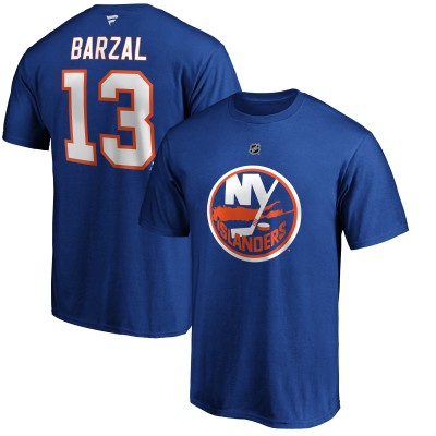 Футболка Mathew Barzal New York Islanders Authentic Stack - Royal
