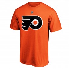 Футболка Carter Hart Philadelphia Flyers Authentic Stack - Orange