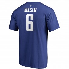 Футболка Brock Boeser Vancouver Canucks Authentic Stack - Blue