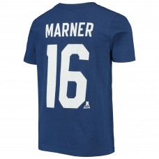 Футболка с номером Mitchell Marner Toronto Maple Leafs Youth Player - Blue