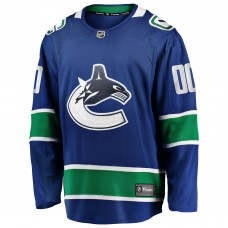 Именная джерси Vancouver Canucks Fanatics Blue Home Team Breakaway