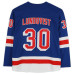 Джерси с автографом New York Rangers Henrik Lundqvist Fanatics Authentic Blue Fanatics Breakaway