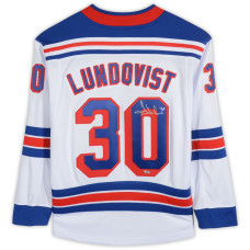 Джерси с автографом New York Rangers Henrik Lundqvist Fanatics Authentic White Fanatics Breakaway Джерси с автографом New York Rangers Henrik Lundqvist Fanatics Authentic White Fanatics Breakaway