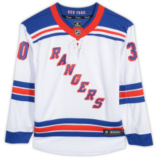 Джерси с автографом New York Rangers Henrik Lundqvist Fanatics Authentic White Fanatics Breakaway Джерси с автографом New York Rangers Henrik Lundqvist Fanatics Authentic White Fanatics Breakaway