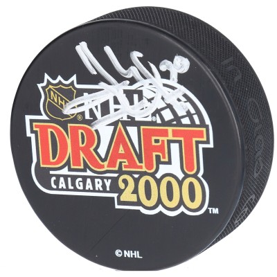 Шайба с автографом Henrik Lundqvist New York Rangers Fanatics Authentic Autographed 2000 NHL Draft Logo