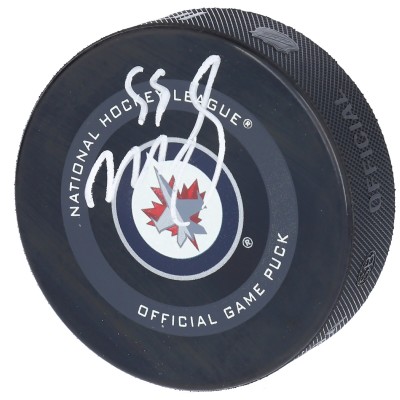 Autographed Winnipeg Jets Mark Scheifele Fanatics Authentic 2019 Model Official Game Puck