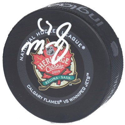 Шайба с автографом Mark Scheifele Winnipeg Jets Fanatics Authentic 2019 Heritage Classic Official