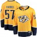 Игровая джерси Dante Fabbro Nashville Predators Fanatics Replica Player - Gold