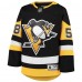 Игровая джерси Подростковая Pittsburgh Penguins Kris Letang Black Premier Player
