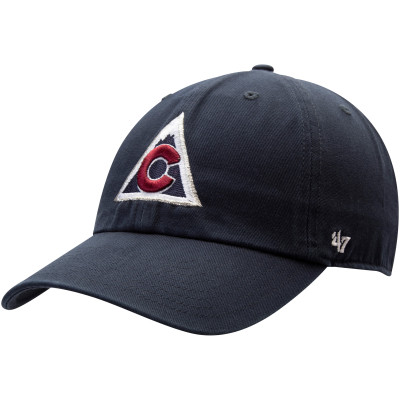 Бейсболка Colorado Avalanche 47 Navy Clean Up Alternate Logo