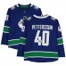 Autographed Vancouver Canucks Elias Pettersson Fanatics Authentic Blue Alternate Fanatics Breakaway Jersey