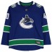 Autographed Vancouver Canucks Elias Pettersson Fanatics Authentic Blue Alternate Fanatics Breakaway Jersey