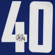 Autographed Vancouver Canucks Elias Pettersson Fanatics Authentic Blue Alternate Fanatics Breakaway Jersey
