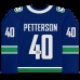 Autographed Vancouver Canucks Elias Pettersson Fanatics Authentic Blue Alternate Fanatics Breakaway Jersey