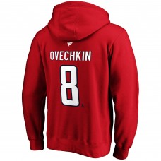 Толстовка с капюшоном Alexander Ovechkin Washington Capitals Fanatics Branded Authentic Stack - Red
