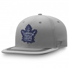 Toronto Maple Leafs Fanatics Gray Authentic Pro Home Ice Snapback Hat