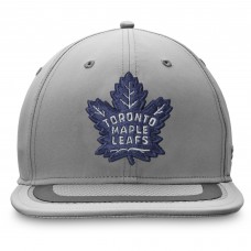 Toronto Maple Leafs Fanatics Gray Authentic Pro Home Ice Snapback Hat