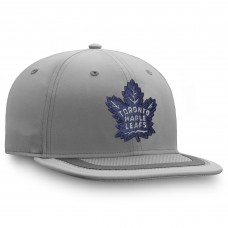 Toronto Maple Leafs Fanatics Gray Authentic Pro Home Ice Snapback Hat