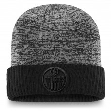Шапка Edmonton Oilers Fanatics Authentic Pro Travel & Training Cuffed Knit - Black