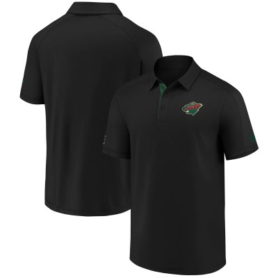Поло Minnesota Wild Authentic Pro Locker Room - Black