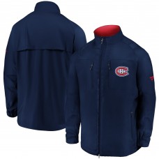 Montreal Canadiens Authentic Pro Locker Room Rink Raglan Full-Zip Jacket - Navy