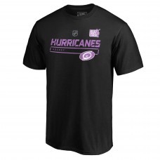 Carolina Hurricanes 2020 Hockey Fights Cancer Prime T-Shirt - Black
