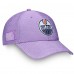 Бейсболка Edmonton Oilers Fanatics Heather Purple 2020 Hockey Fights Cancer