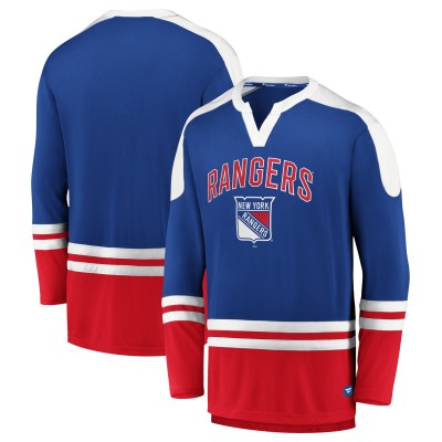 Футболка с длинным рукавом New York Rangers Iconic Slapshot - Blue/Red