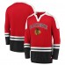 Футболка с длинным рукавом Chicago Blackhawks Iconic Slapshot - Red/Black - оригинальные футболки Чикаго Блэкхокс
