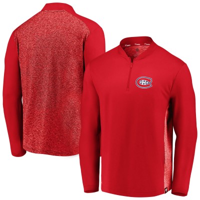 Montreal Canadiens Iconic Clutch Quarter-Zip Jacket - Red