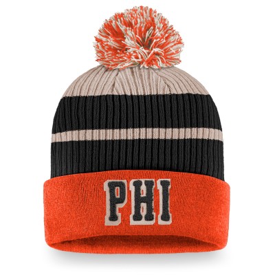 Шапка с помпоном Philadelphia Flyers True Classics Cuffed - Orange