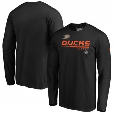Футболка с длинным рукавом Anaheim Ducks Authentic Pro Core Collection Prime - Black