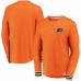 Футболка с длинным рукавом Philadelphia Flyers True Classics Henley - Heathered Orange