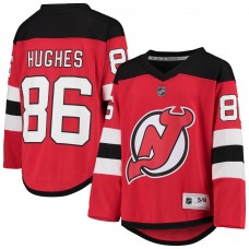 Jack Hughes New Jersey Devils Youth Home Player Replica Jersey - Red