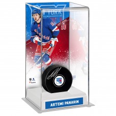 New York Rangers Artemi Panarin Fanatics Authentic Deluxe Tall Hockey Puck Case New York Rangers Artemi Panarin Fanatics Authentic Deluxe Tall Hockey Puck Case