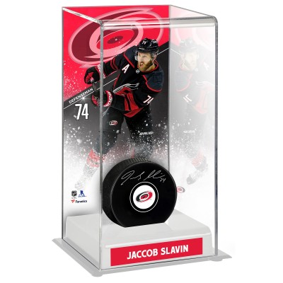 Кейс для шайбы Carolina Hurricanes Jaccob Slavin Fanatics Authentic Deluxe Tall