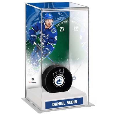 Шайба с автографом Daniel Sedin Vancouver Canucks Fanatics Authentic 