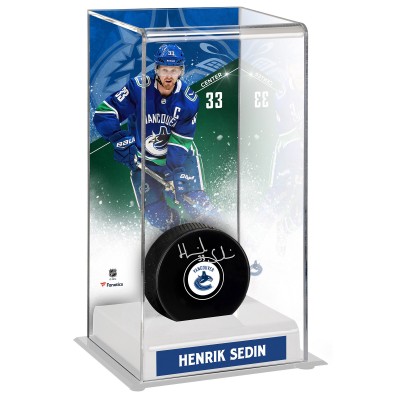 Шайба с автографом Henrik Sedin Vancouver Canucks Fanatics Authentic 