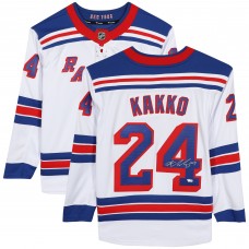 Autographed New York Rangers Kaapo Kakko Fanatics Authentic White Fanatics Breakaway Jersey Autographed New York Rangers Kaapo Kakko Fanatics Authentic White Fanatics Breakaway Jersey