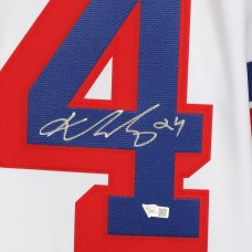 Джерси Autographed New York Rangers Kaapo Kakko Fanatics Authentic White Fanatics Breakaway