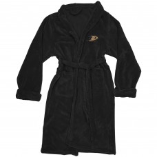 Халат Anaheim Ducks The Northwest Company Black Silk Touch Bath