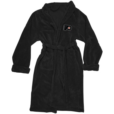 Philadelphia Flyers The Northwest Company Black Silk Touch Bath Robe