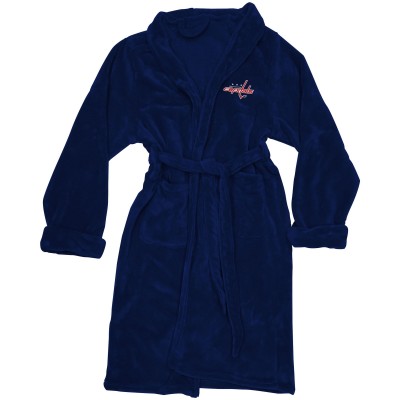 Washington Capitals The Northwest Company Navy Silk Touch Bath Robe