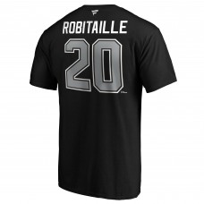 Футболка Luc Robitaille Los Angeles Kings Authentic Stack Retired Player Name & Number - Black