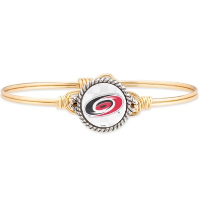 Браслет Carolina Hurricanes Luca + Danni Womens Brass Tone Bangle