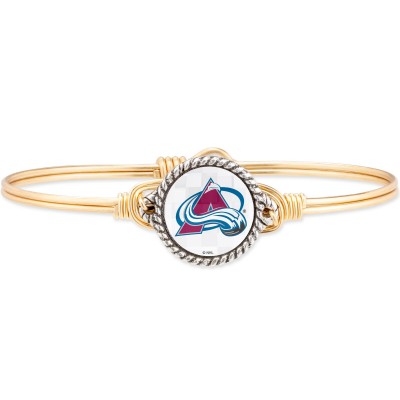 Браслет Colorado Avalanche Luca + Danni Womens Brass Tone Bangle