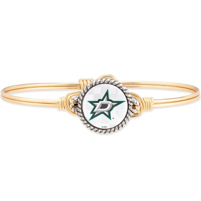 Браслет Dallas Stars Luca + Danni Womens Brass Tone Bangle