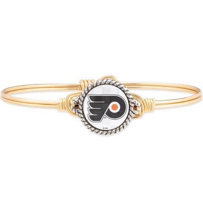 Браслет Philadelphia Flyers Luca + Danni Womens Brass Tone Bangle
